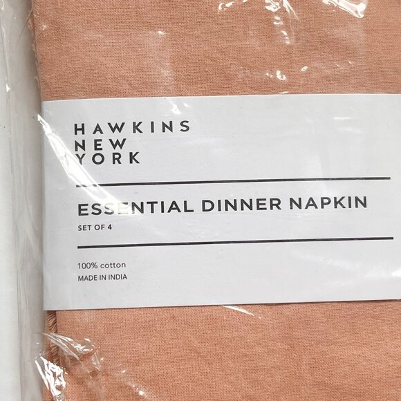 ANTHROPOLOGIE / HAWKINS NEW YORK Essential Dinner Napkin Set, Rose - Picture 3 of 8
